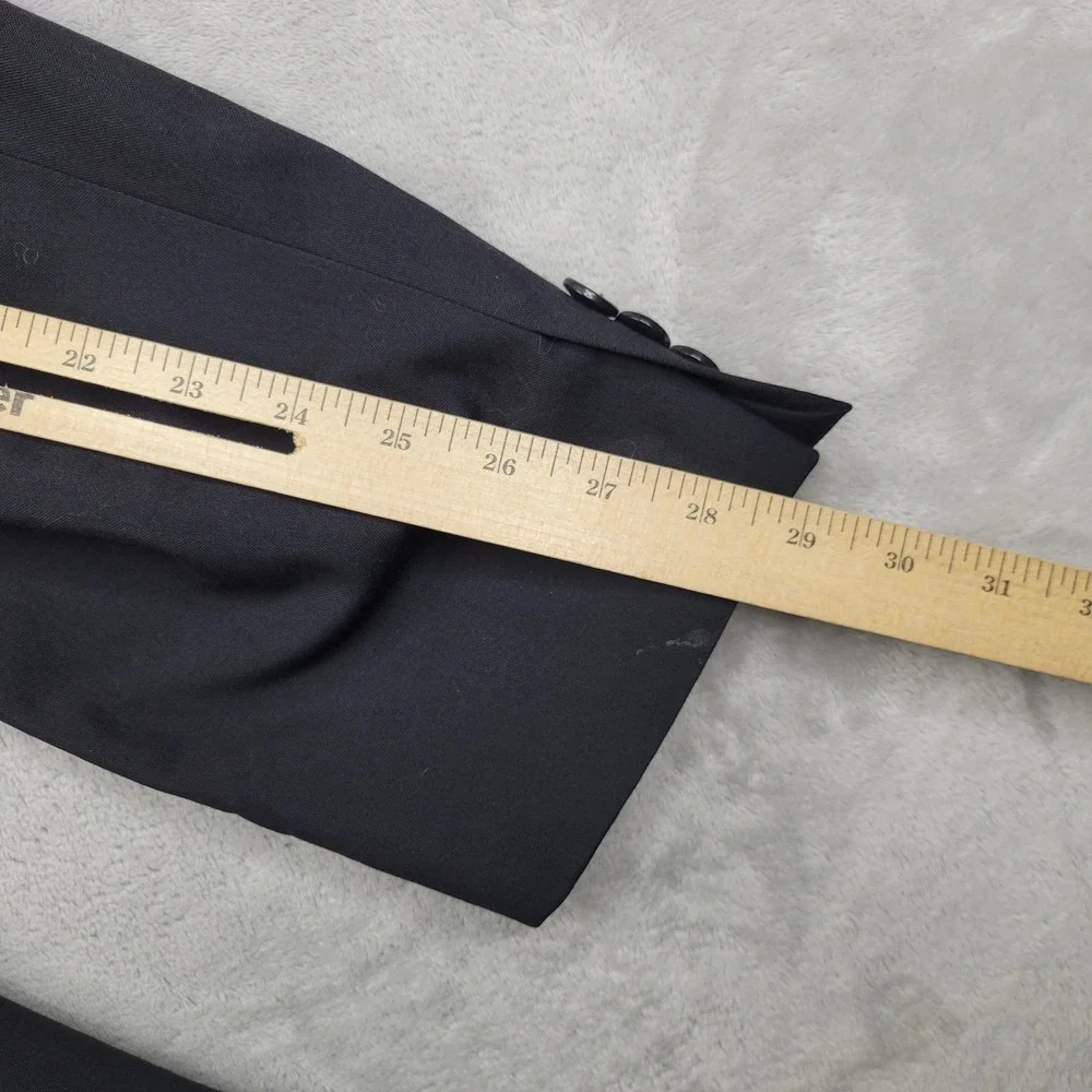 Brooks Brothers Blazer Mens 44 Regular Navy Blue Wool Brooksease Classic Fit USA